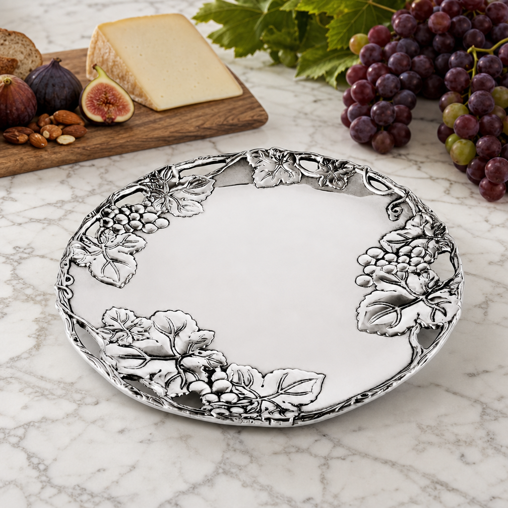 Grape 12 Round Plate 6