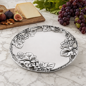Grape 12 Round Plate 6