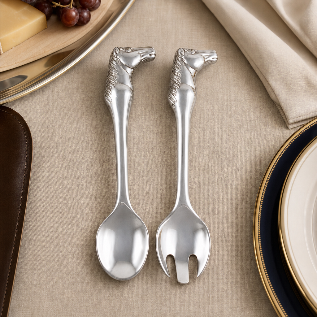 Horse Figural Serving Set-Set/2 2