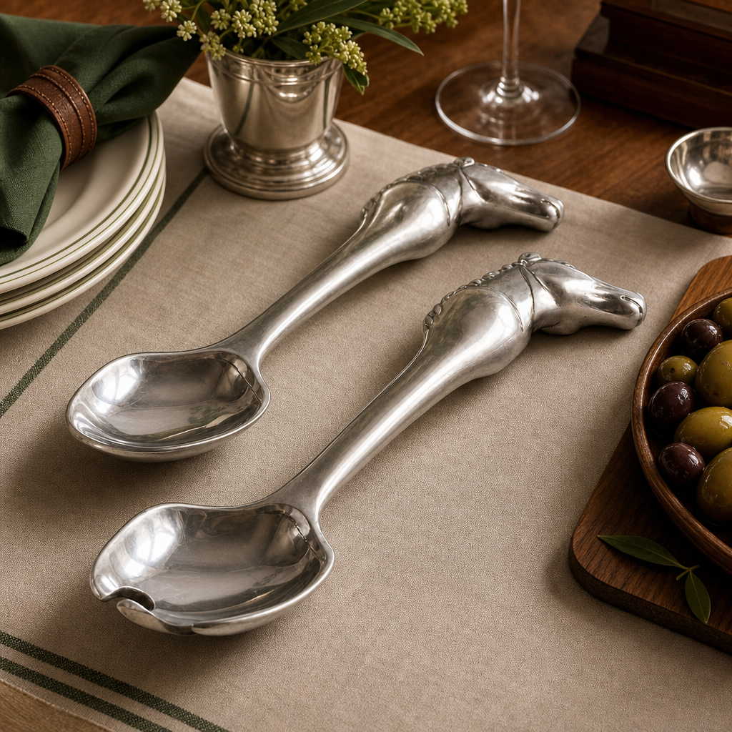 Horse Figural Serving Set-Set/2 8