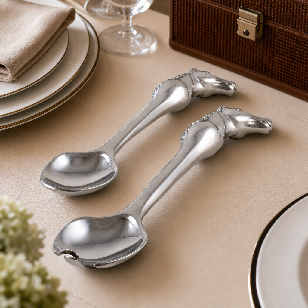 Horse Figural Serving Set-Set/2 4