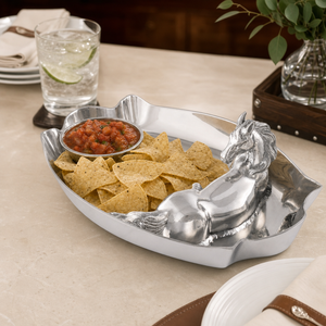 Horse Figural Chip and Dip 3