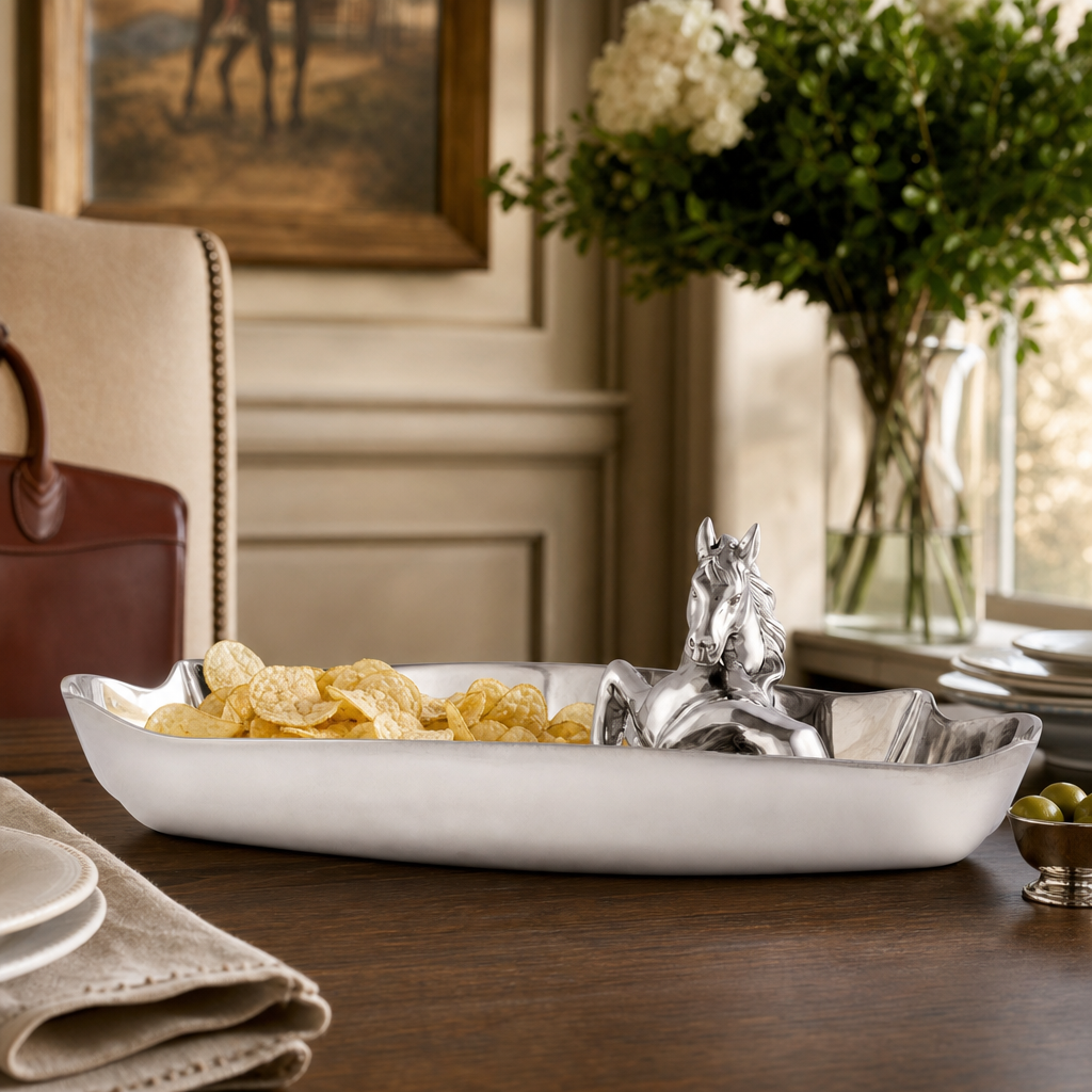 Horse Figural Chip and Dip 5