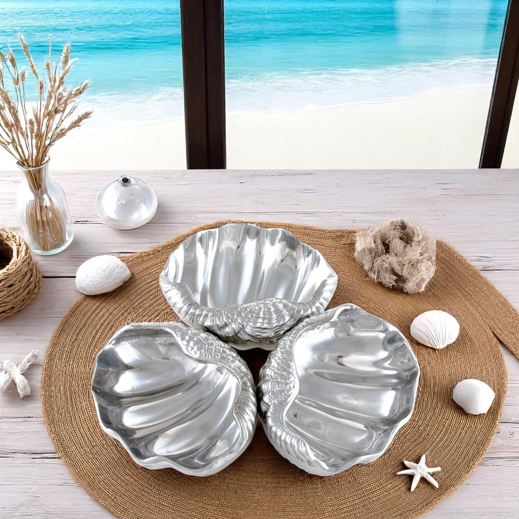 Clam 3-Bowl Server