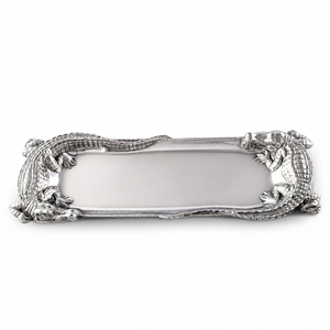 Alligator Figural Oblong Tray 6