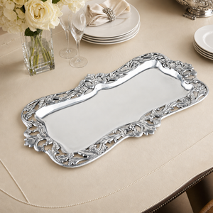 Fleur-De-Lis Acanthus Oblong 2