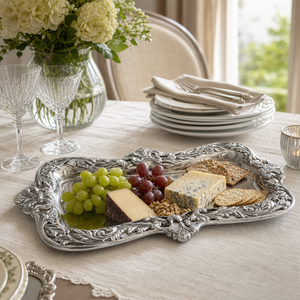 Fleur-De-Lis Acanthus Oblong 6