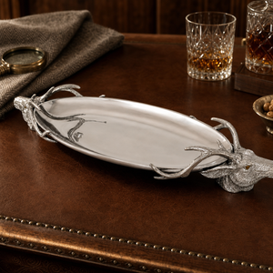 Deer Head Centerpiece Tray 3