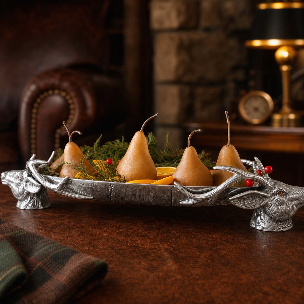Deer Head Centerpiece Tray 4