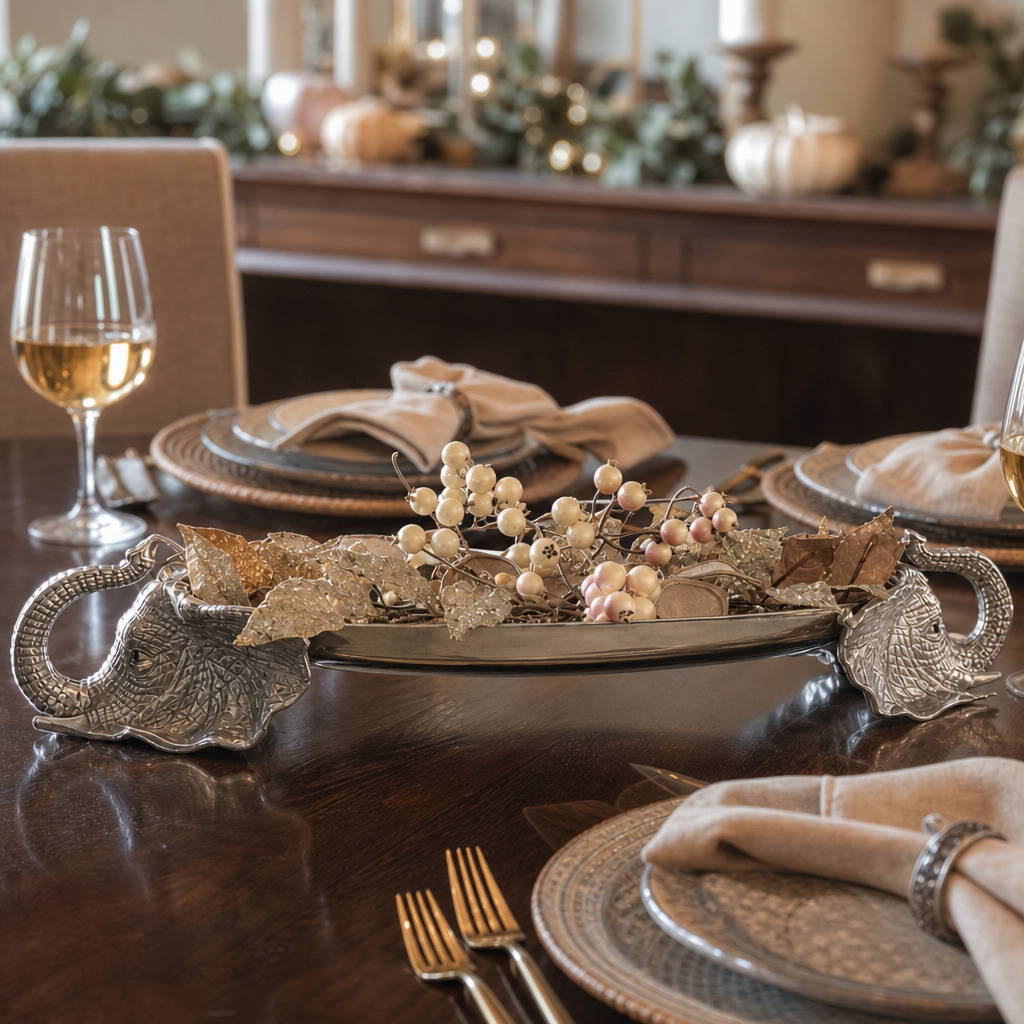 Elephant Centerpiece Tray 7