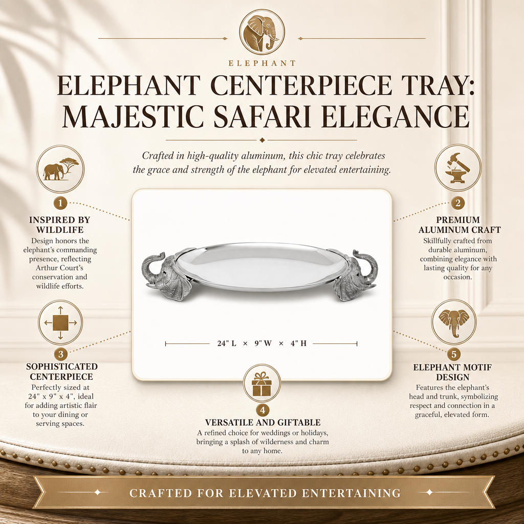 Elephant Centerpiece Tray 9