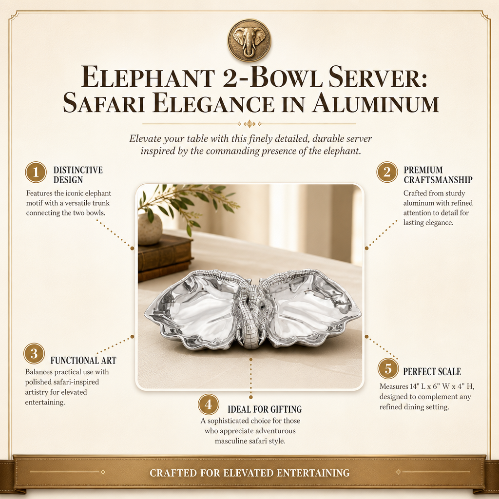 Elephant 2-Bowl Server 4