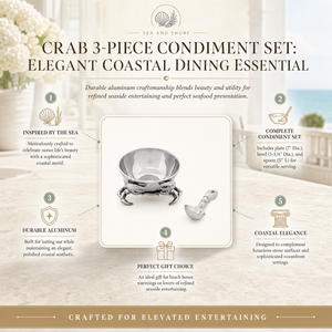Crab 3-Piece Condiment Set 11