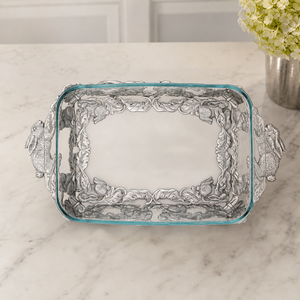 Bunny 3-Qt Casserole W/Pyrex 6