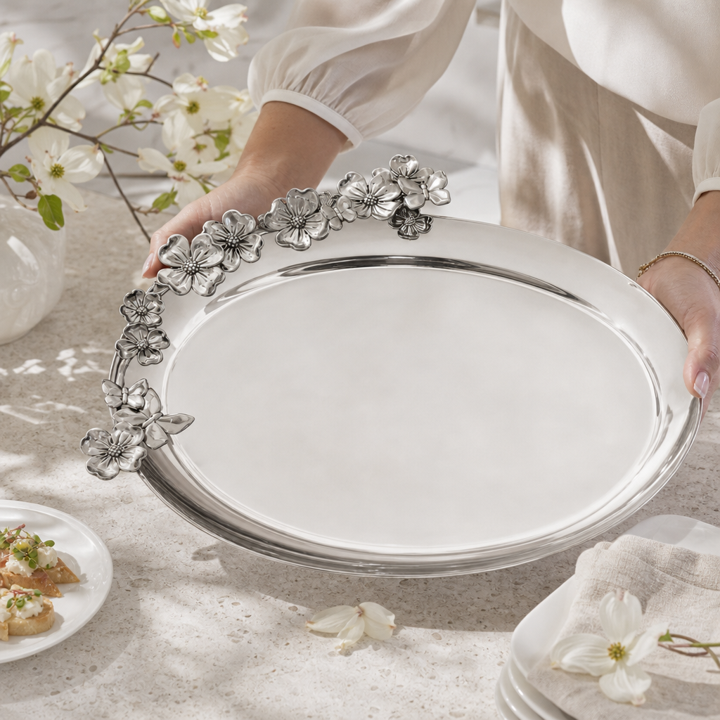 Butterfly Dogwood Platter 3
