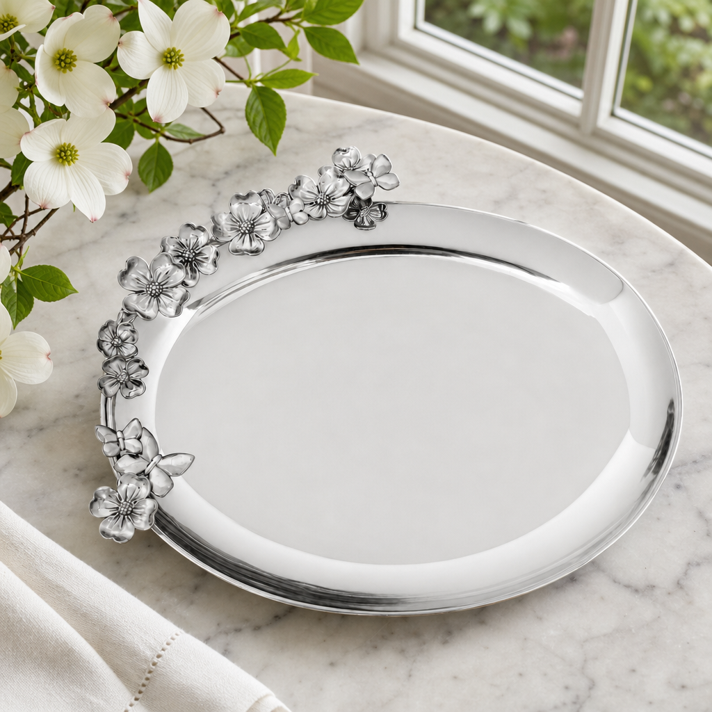 Butterfly Dogwood Platter 1