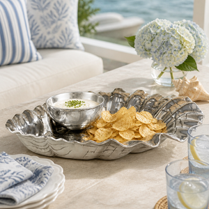 Oyster W/Pearl Chip & Dip 5