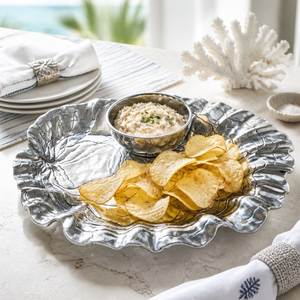 Oyster W/Pearl Chip & Dip 7