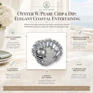 Oyster W/Pearl Chip & Dip 16