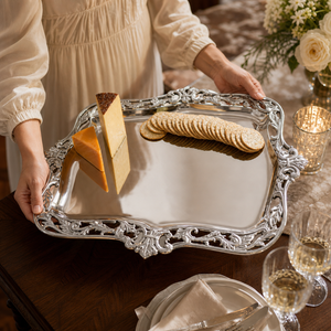 Fleur-De-Lis Acanthus Platter 4