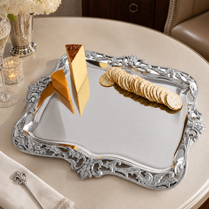 Fleur-De-Lis Acanthus Platter 2
