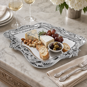 Fleur-De-Lis Acanthus Platter 5