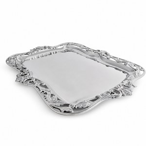 Fleur-De-Lis Acanthus Platter 8