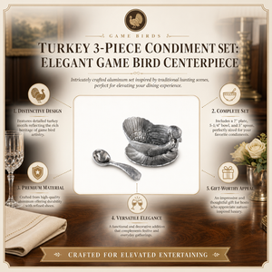 Turkey 3-Piece Condiment Set 17