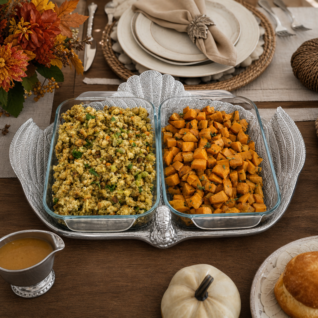 2Qt Double Base Turkey Casserole Holder 7