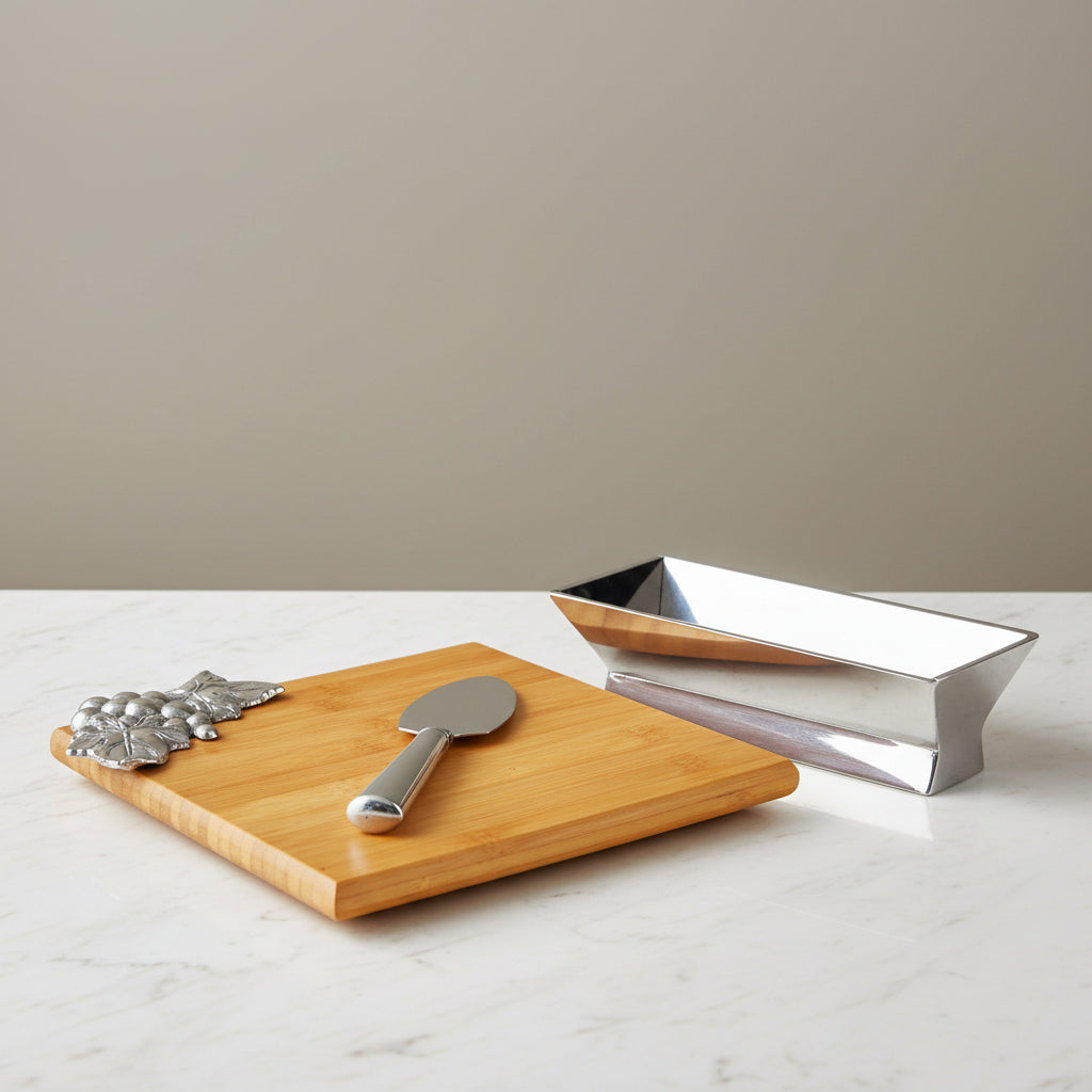 Grape Bamboo Cheese Set 13