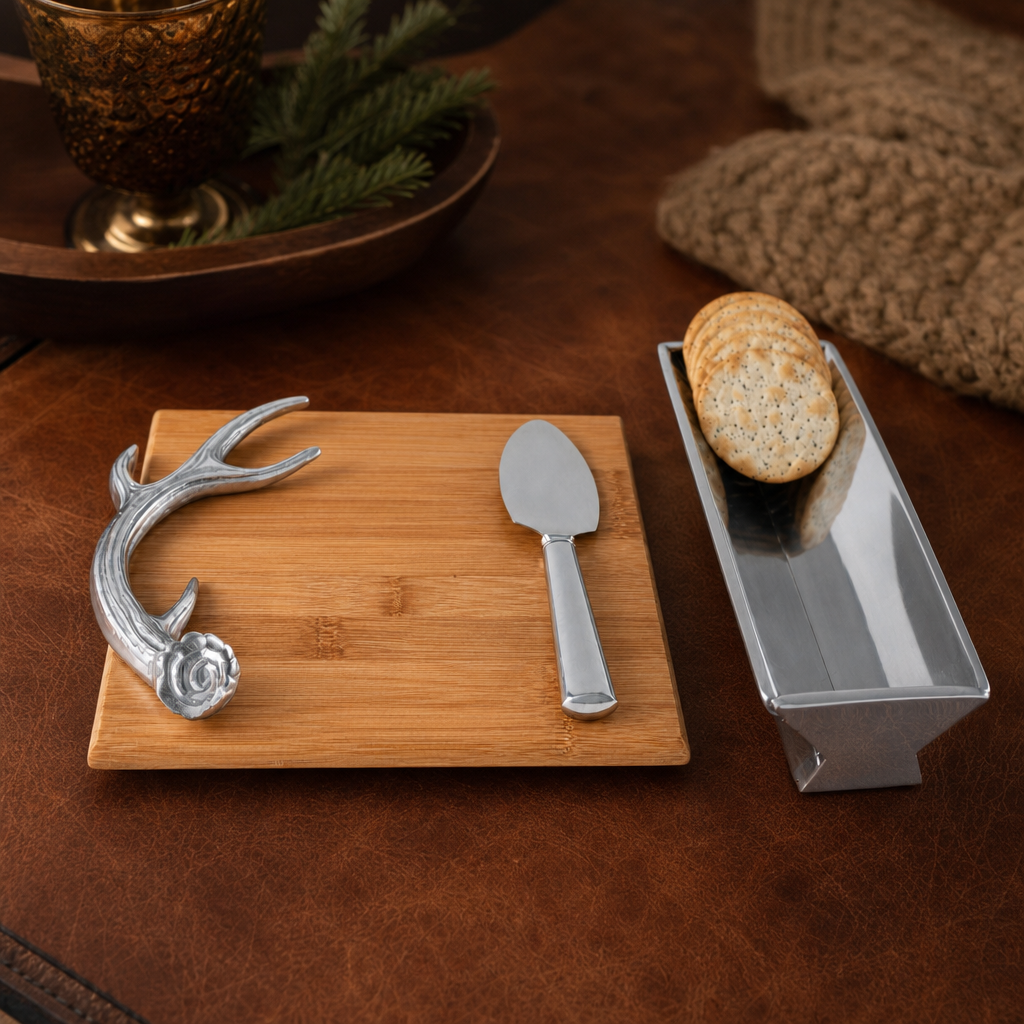 Antler Bamboo Cheese Set 2