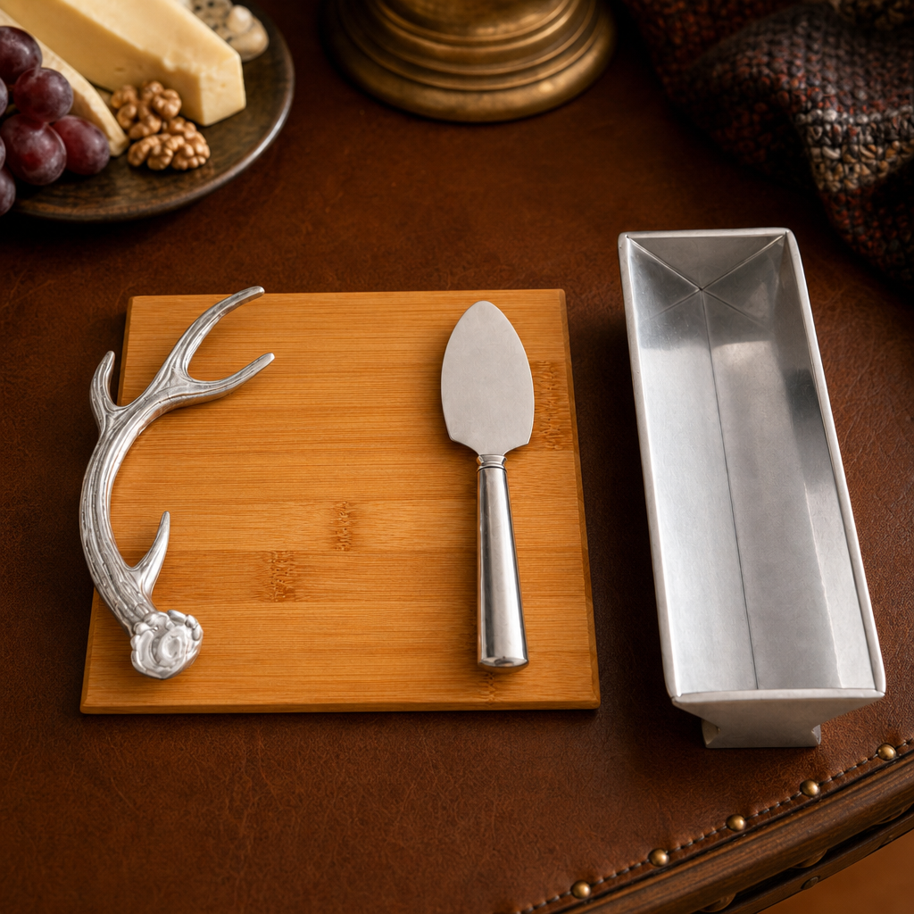 Antler Bamboo Cheese Set 4