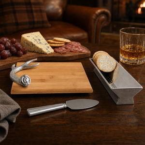 Antler Bamboo Cheese Set 9