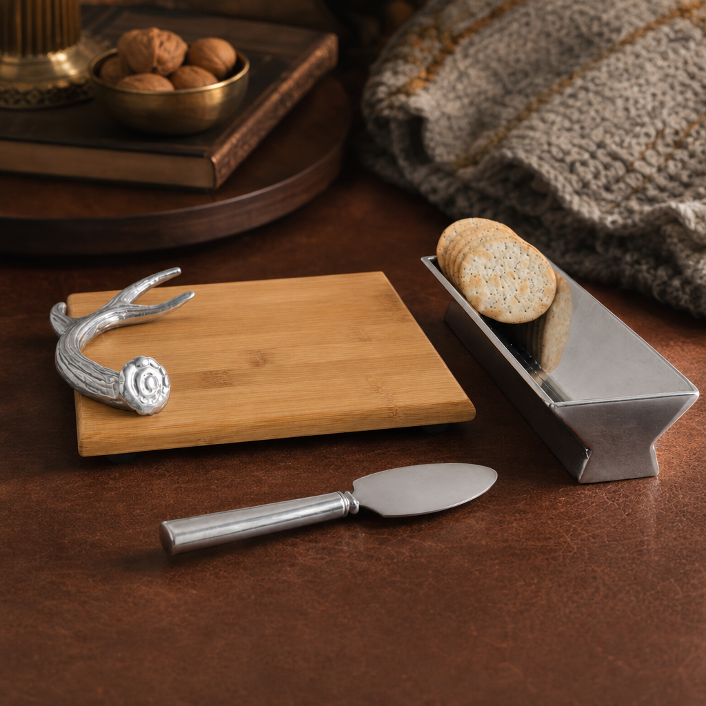 Antler Bamboo Cheese Set 5