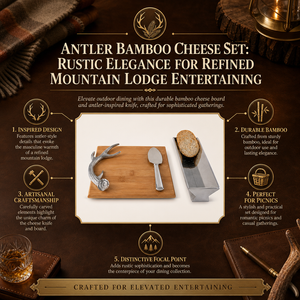 Antler Bamboo Cheese Set 11