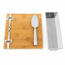Equestrian Bamboo Cheese Set 1
