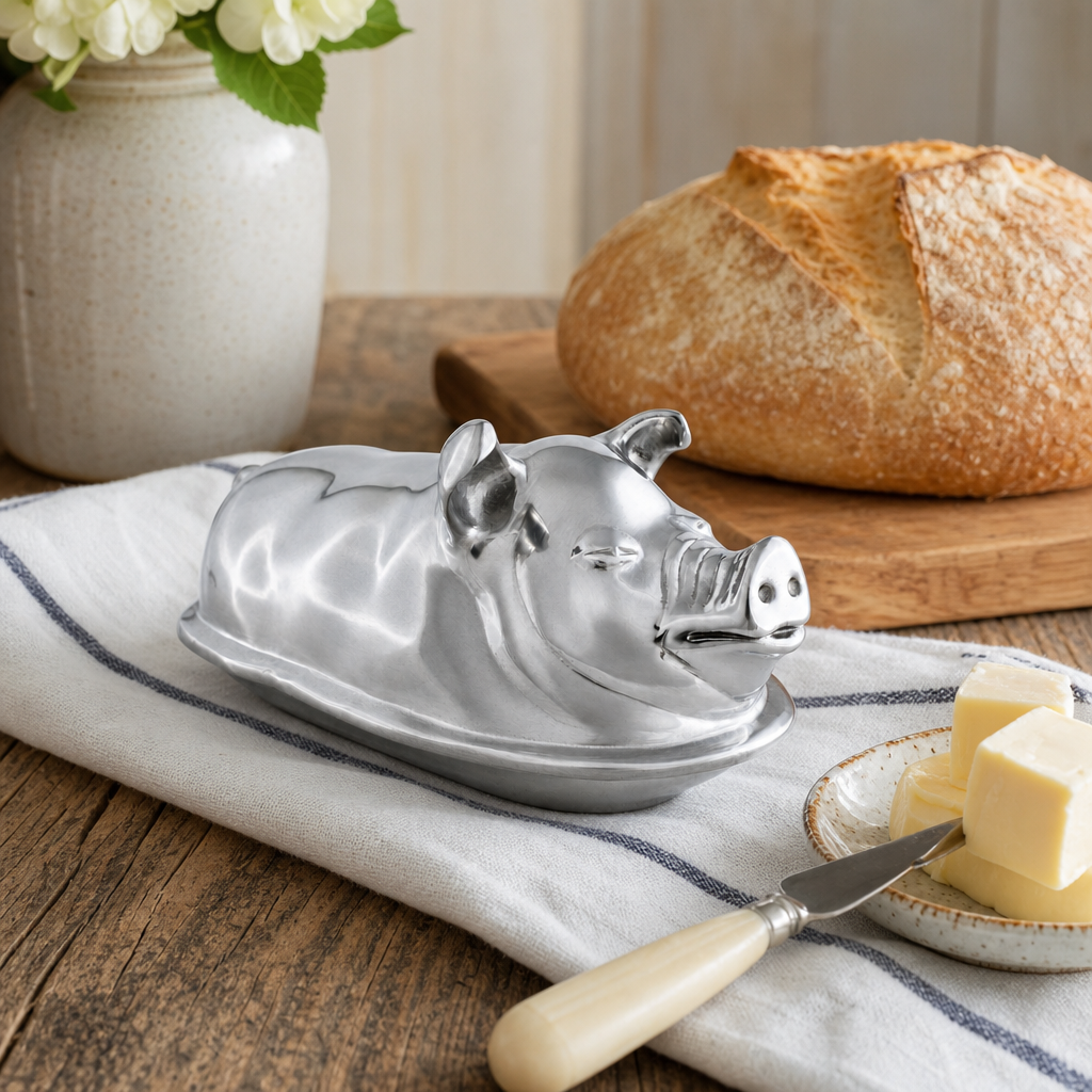 Pig Butter Dish 6
