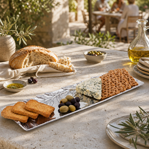 Olive Oblong Tray 6