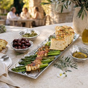 Olive Oblong Tray 7