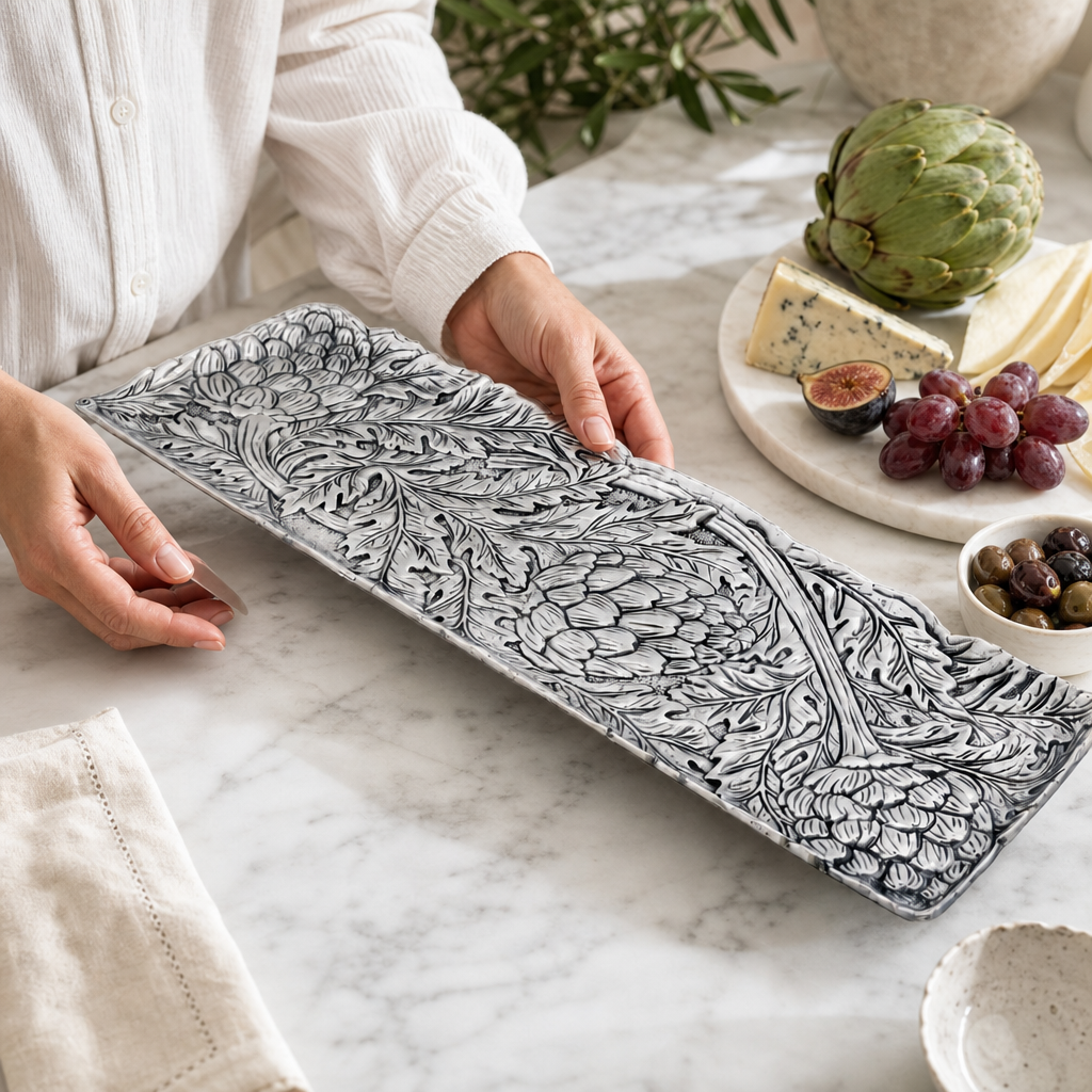 Artichoke Oblong Tray 4