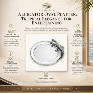 Alligator Oval Platter 7