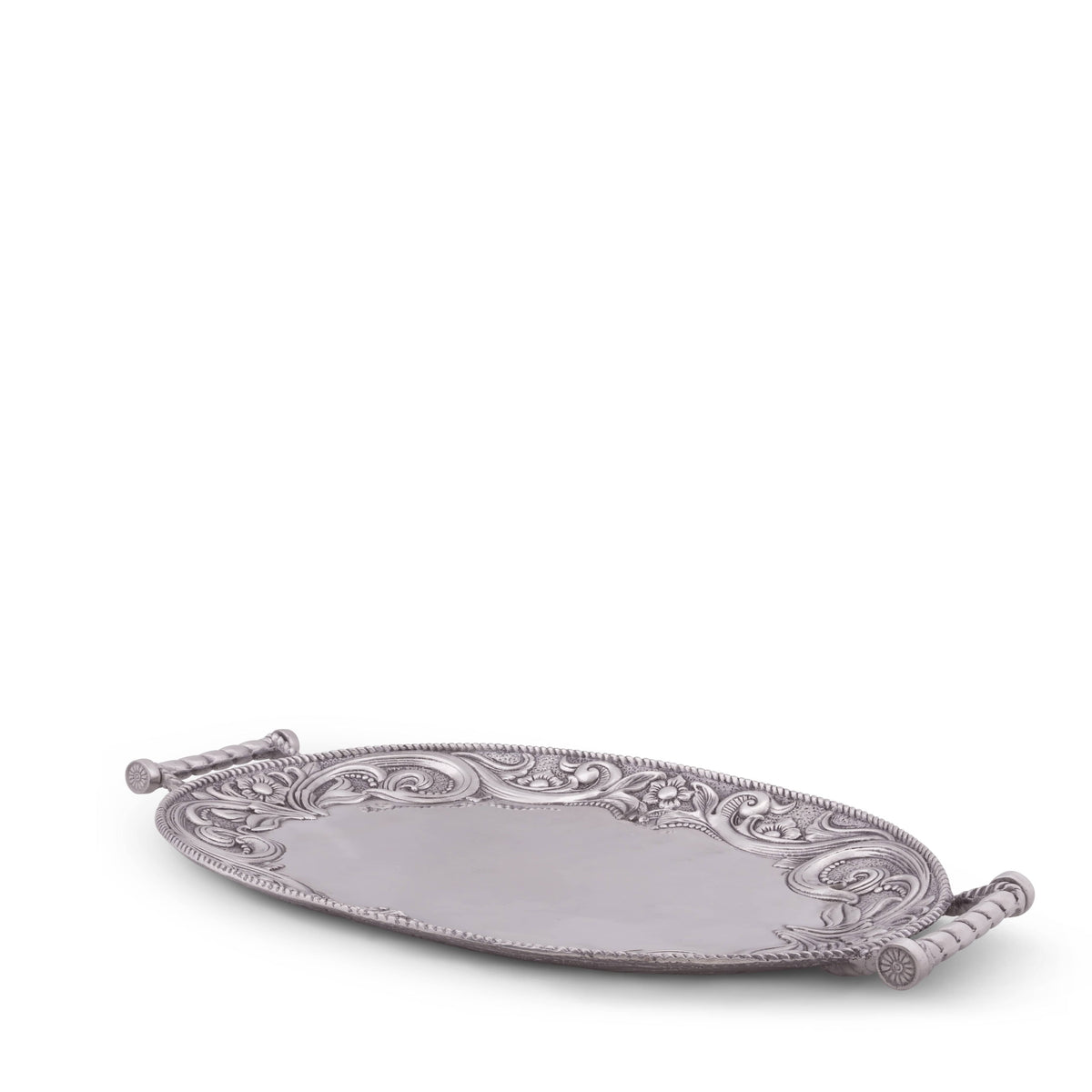 Western Leather Serving Tray 15