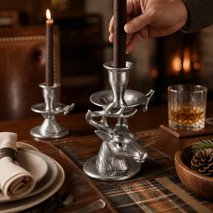 Elk Taper Candle Holders 6