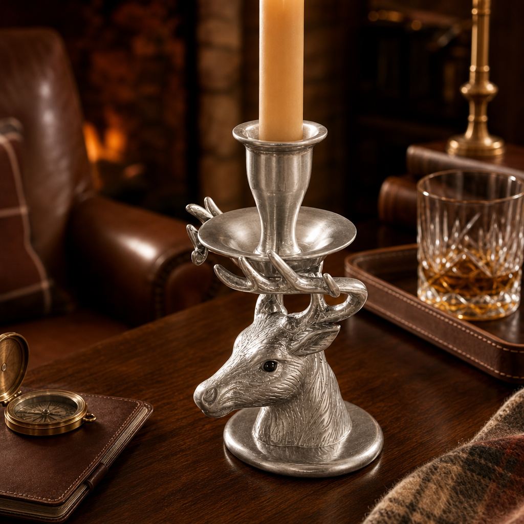 Elk Taper Candle Holders 9
