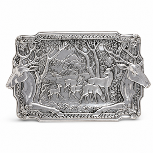 Elk Herd Oblong Tray 1