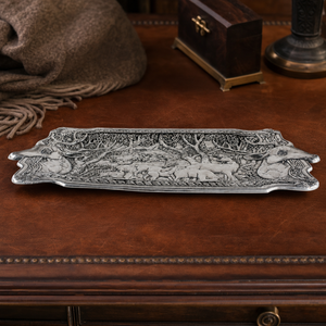 Elk Herd Oblong Tray 4