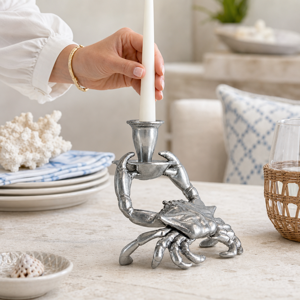 Crab Taper Candle Holders 4