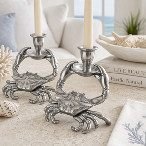 Crab Taper Candle Holders 6
