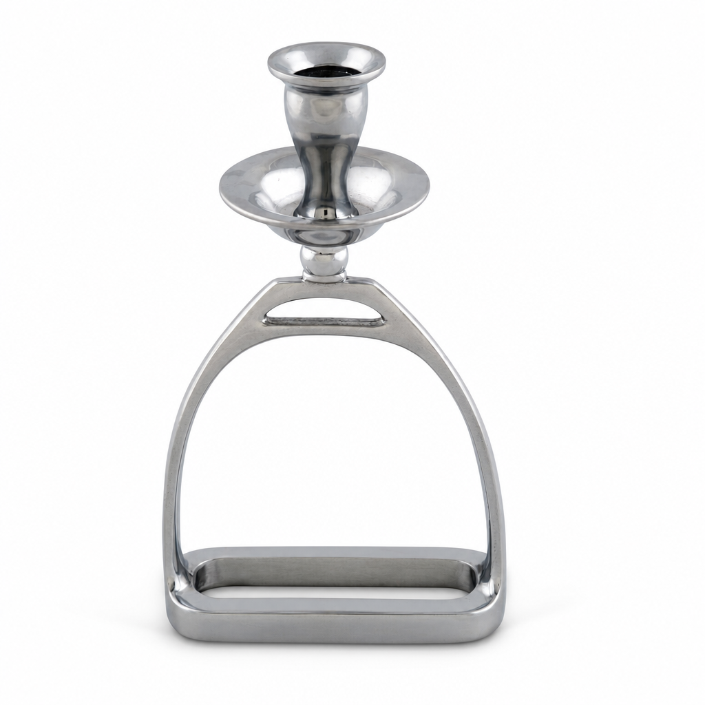 Equestrian Stirrup Candlestick 1