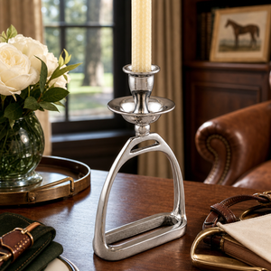 Equestrian Stirrup Candlestick 6